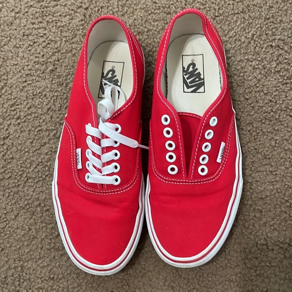 Red Vans - Picture 7 of 7